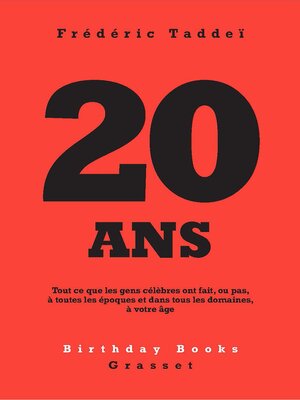 cover image of 20 ans